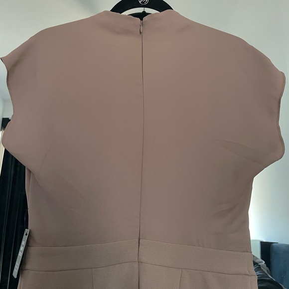 Express Draped Nock Neck Midi Sheath Dress - Picture 4 of 8